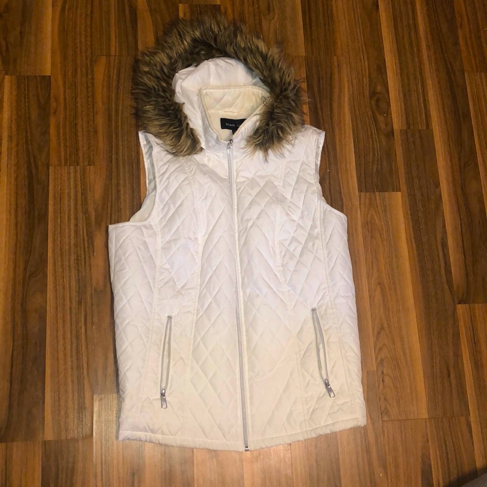 White Hooded Vest